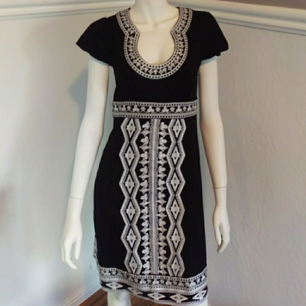 INC Embroidered Dress